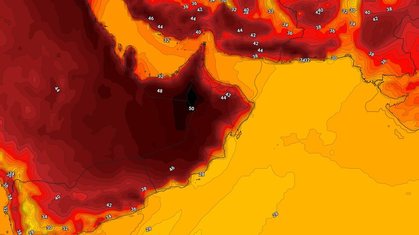 سلطنة عُمان | ارتفاع تدريجي على درجات الحرارة خلال الأيام القادمة 