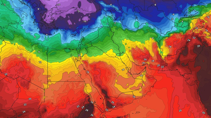 سلطنة عُمان : انخفاض مُرتقب على درجات الحرارة على كافة أنحاء السلطنة خلال عُطلة نهاية الأسبوع
