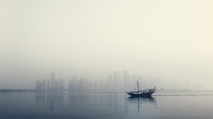 قطر و البحرين | ارتفاع واضح على نسب الرطوبة السطحية الأيام القادمة و ضباب مُتوقع في العديد من المناطق
