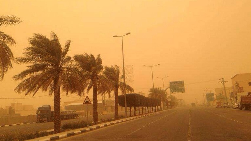 Saudi weather .. Dust and dust raised in several regions, including the eastern and central regions, with a decrease in temperature on Sunday