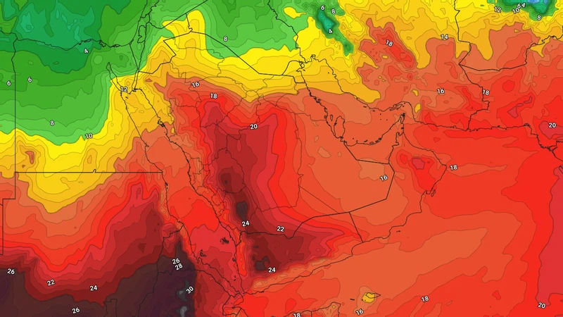 Saudi Arabia: Temperatures continue to rise and exceed 30 degrees ...