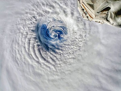 video | A stunning view from space of the eye of Hurricane `Freddy` as it travels over the Indian Ocean to hit East Africa