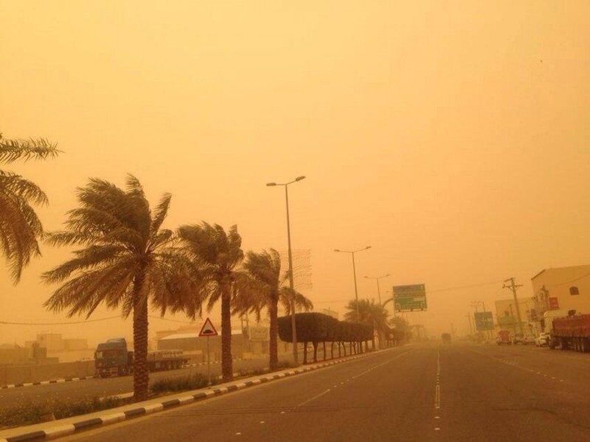 Saudi Arabia Warning of a dusty and bleak weather on Friday in Hafr