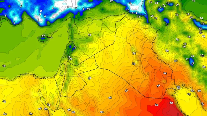 العراق | درجات الحرارة تلامس الـ 30 درجة مئوية لليوم الثاني على التوالي وزخات رعدية على شمال البلاد العراق | درجات الحرارة تلامس الـ 30 درجة مئوية لليوم الثاني على التوالي وزخات رعدية على شمال البلاد