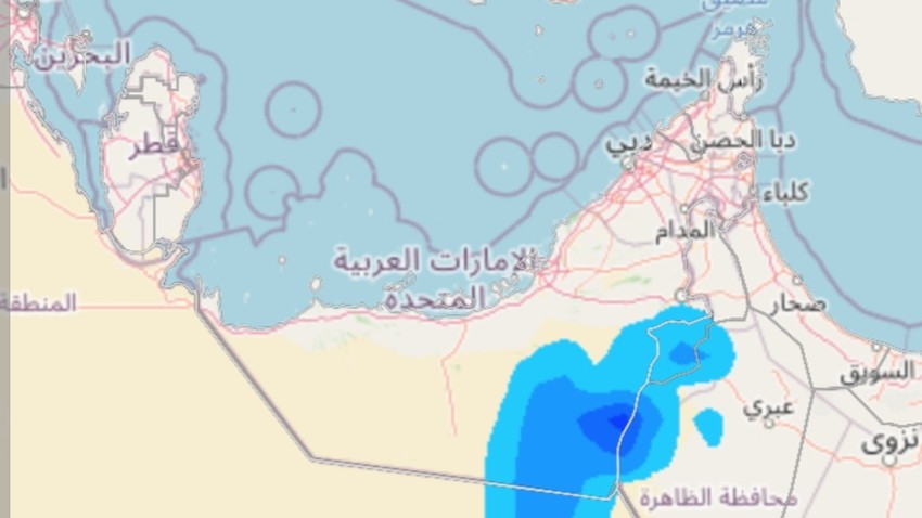 الإمارات | سُحب رعدية ماطرة مُحتملة خلال ساعات مابعد الظهر والعصر على هذه المناطق   