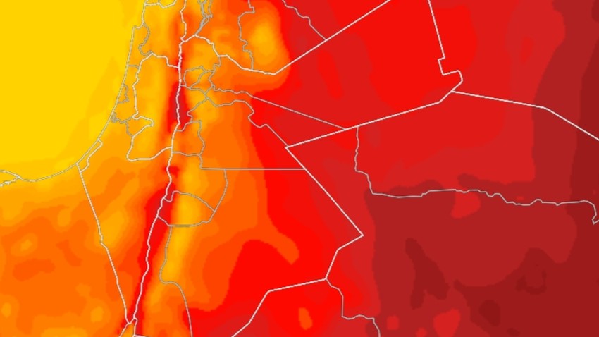 Jordan | High temperatures on Saturday and normal summer weather