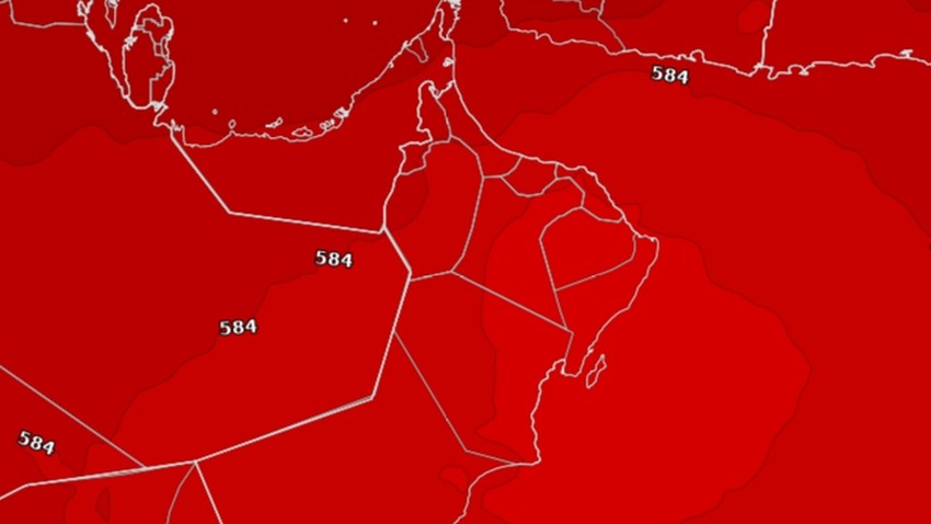 Emirates - National Center of Meteorology | An extension of an air depression from the east in the coming days.Details