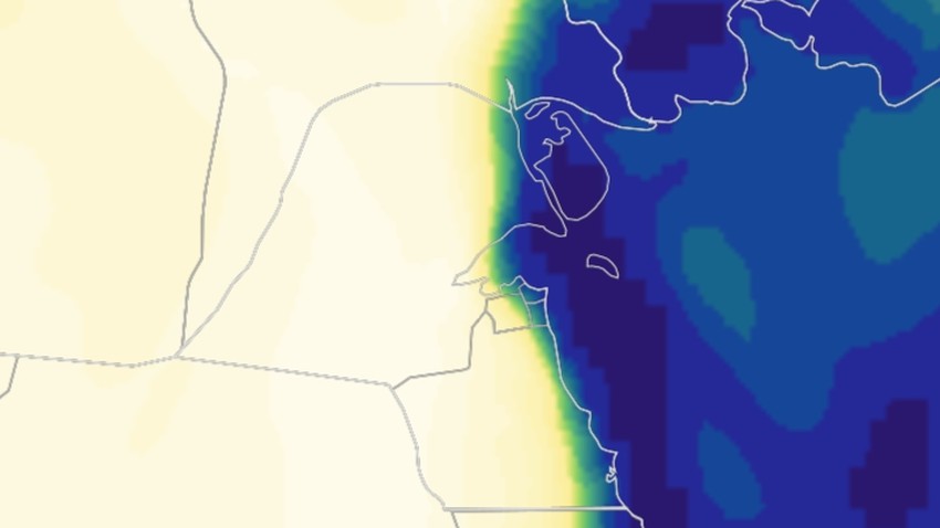 Kuwait | Chances of fog forming on the islands and some coastal areas at dawn and Friday morning
