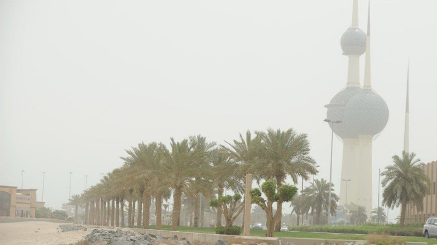 الكويت | رياح نشطة مُثيرة للأتربة والغُبار بعد ظهر الثلاثاء      