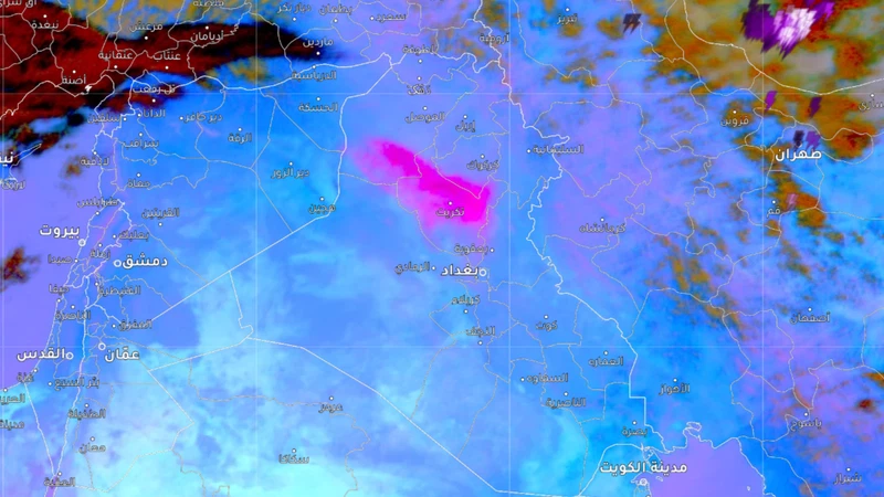 Irak à 16h00 | Une vague de poussière dense affecte certaines parties du nord de l'Irak, obscurcissant la vision horizontale Irak à 16h00 | Une vague de poussière dense affecte certaines parties du nord de l'Irak, obscurcissant la vision horizontale