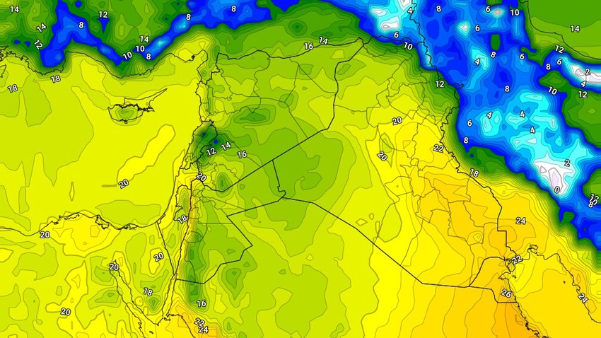 Kuwait | Rising temperatures and sunny weather Monday