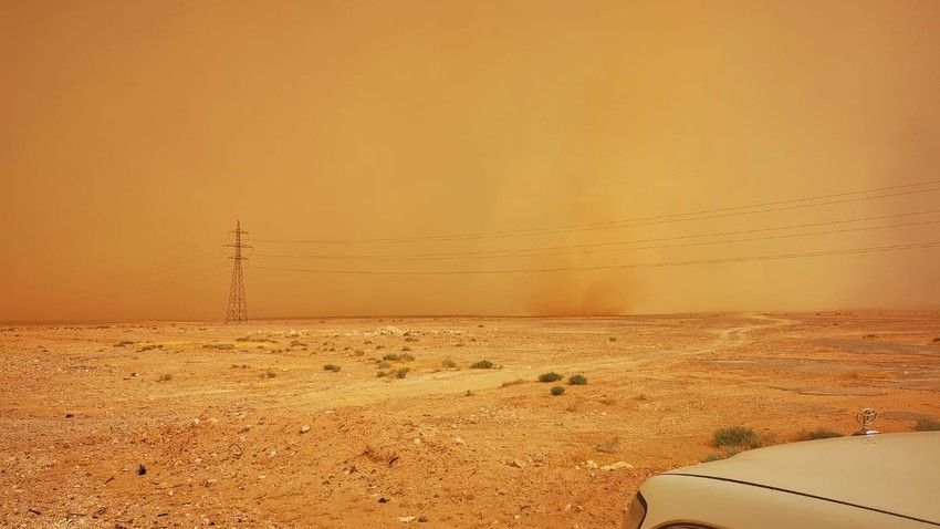Caution: Mural sandstorms in parts of the desert regions in the Kingdom may extend to cities (watch video)