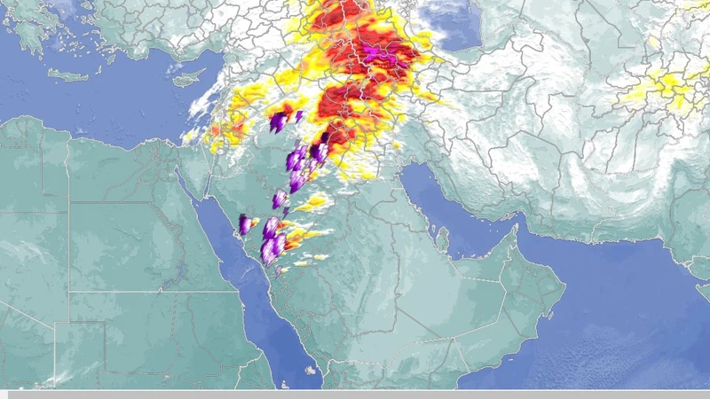 المنخفض الجوي في طبقات الجو العليا يقترب من السعودية وأحوال جوية غير مستقرة على عدة مناطق | عرب تايم المنخفض الجوي في طبقات الجو العليا يقترب من السعودية وأحوال جوية غير مستقرة على عدة مناطق | عرب تايم