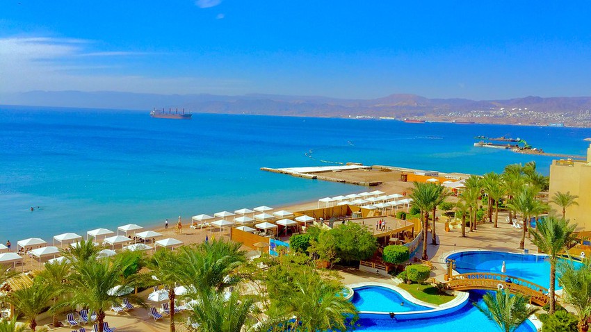 Aqaba .. one of the most important coastal cities in the Middle East and the largest city in the Gulf of Aqaba in the Red Sea