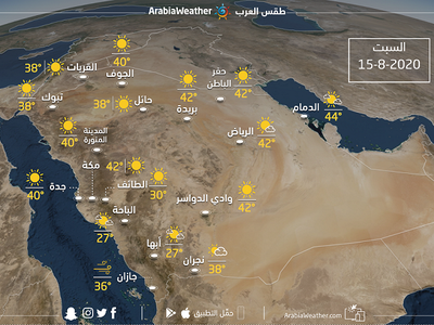 الطقس لعشرة أيام ودرجة الحرارة في ينبع السعودية طقس العرب