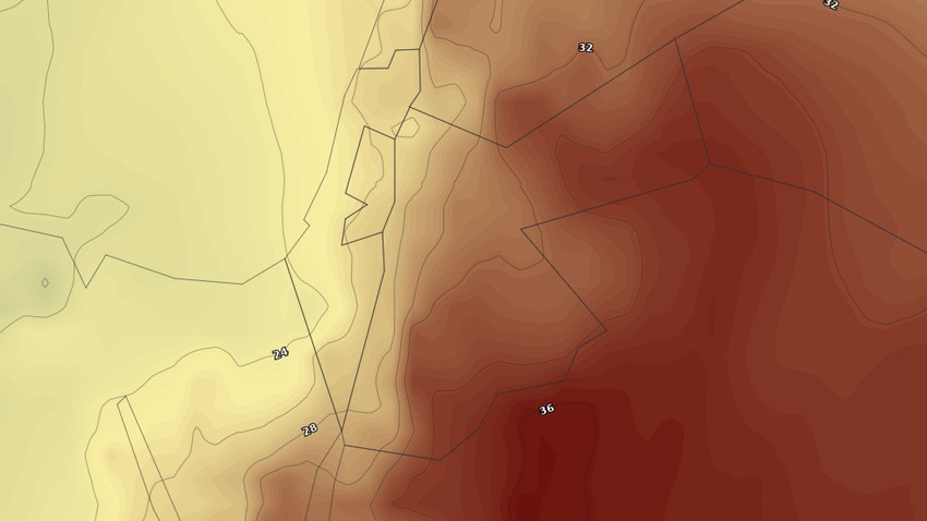النشرة الأسبوعية للأردن | انخفاض على درجات الحرارة مطلع الأسبوع وكتلة هوائية حارة جديدة إعتباراً من الأربعاء  