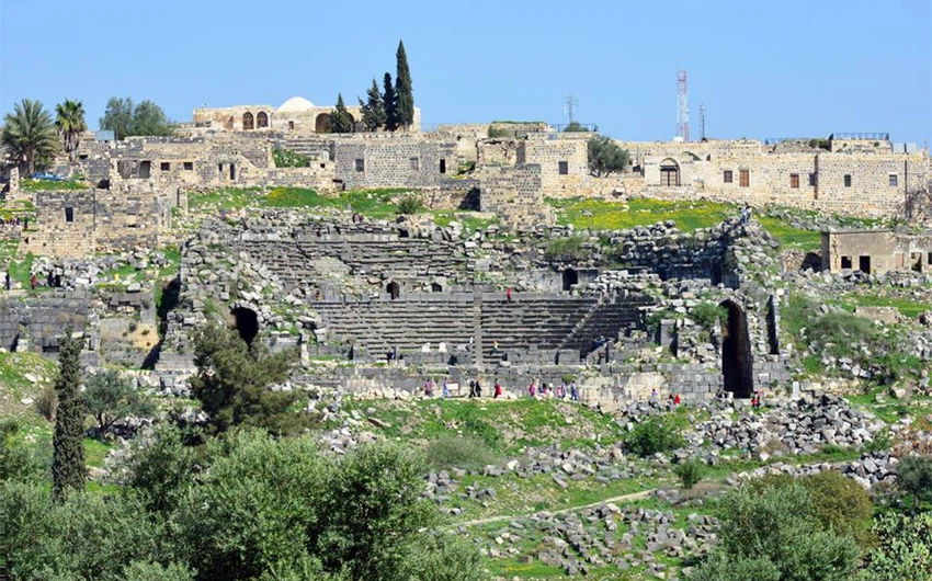 مدينة جدارا ( أم قيس – شمال الأردن ) تشهد نشاطا في السياحة الثقافية 