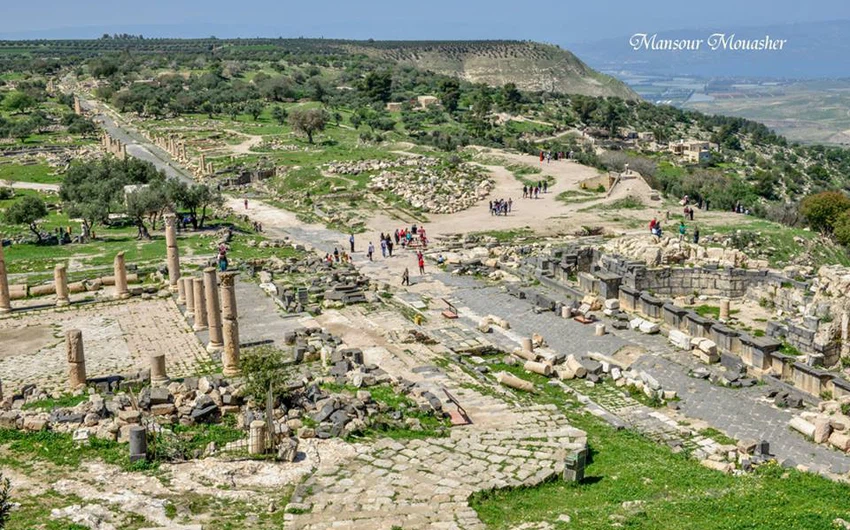 مدينة جدارا ( أم قيس – شمال الأردن ) تشهد نشاطا في السياحة الثقافية 