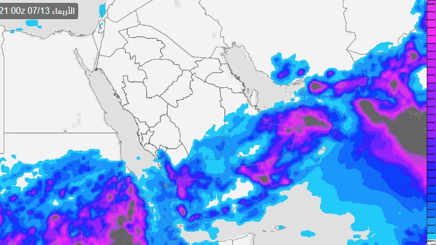 هام - السعودية | الأمطار تعود للمصايف .. تقلبات جوية وأمطار رعدية منتظرة اعتباراً من الاثنين 11/7/2022م