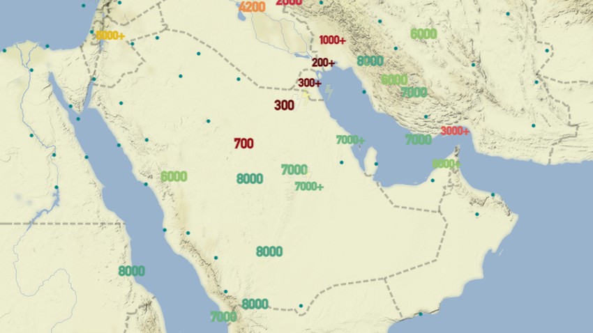 AVIS IMPORTANT | Riyad et Al Sharqiah sont sous une épaisse couche de poussière et de poussière ce soir et demain