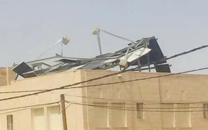 Jordan: Scenes of damage that occurred in some areas as a result of strong winds during the recent depression