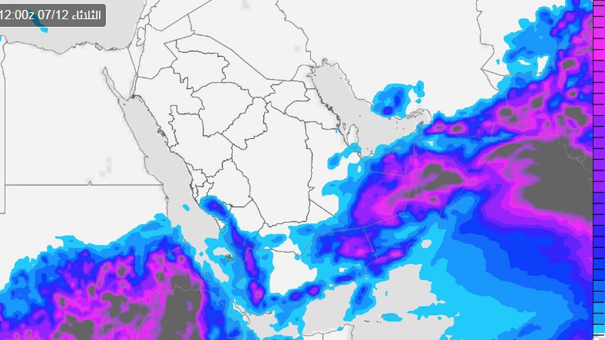 Arabie Saoudite | L&#39;intensification de l&#39;impact des orages sur le Quartier Vide et les possibilités limitées de pluie dans la région de Riyad..Détails