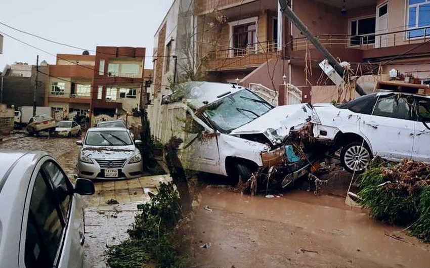 العراق | قتلى من بينهم رضيع في فيضانات مدمرة تجتاح أربيل