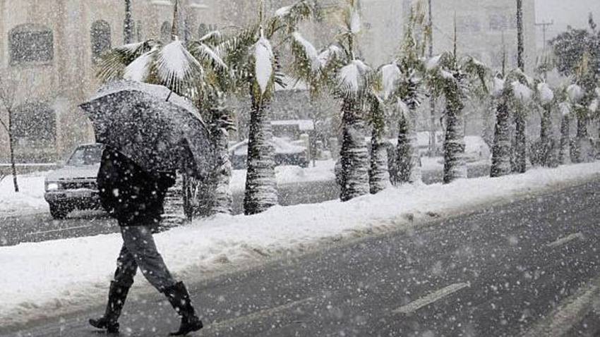 تحديث بطاطا كرامة  ذكرى العاصفة الثلجية هدى | طقس العرب | طقس العرب