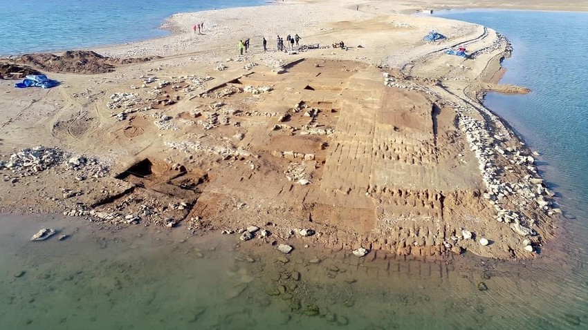 The receding waters of the Tigris in Iraq reveal a 3,400-year-old ancient city