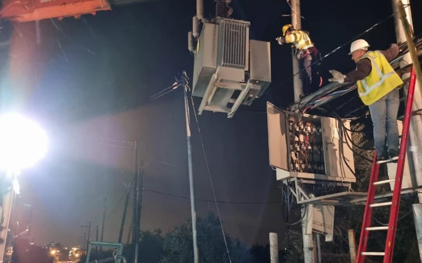 Irbid Electricity Company continues its work to ensure continuity of service under weather conditions