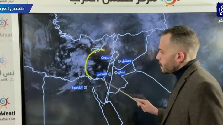 الأردن | أمطار غزيرة وزخات ثلجية تترافق مع تأثيرات المنخفض الجوي خلال يومي الخميس والجمعة - تفاصيل وتحديثات