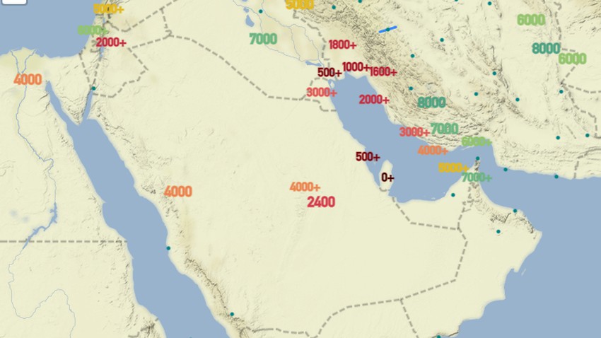 السعودية | غبار وتدني في مدى الرؤية الأفقية في الرياض والشرقية وتوقعات باستمراره الساعات القادمة