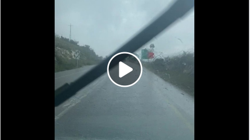 مشهد لأمطار فلسطين في الطريق إلى جنين .. آخر منشورات شيرين أبو عاقلة قبل استشهادها