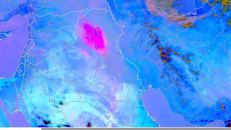 موجة غُبارية على مناطق عِدة من العراق هذه الأثناء تتقدم للعاصمة بغداد | عرب تايم موجة غُبارية على مناطق عِدة من العراق هذه الأثناء تتقدم للعاصمة بغداد | عرب تايم