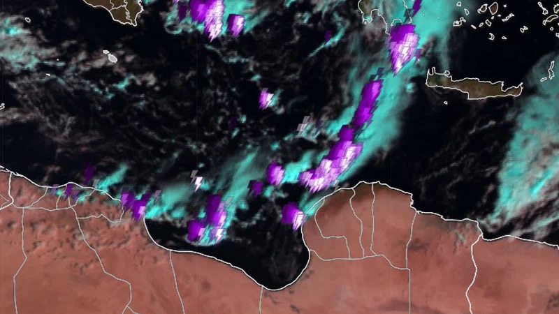 جبهة هوائية باردة تعبر شمال ليبيا وتجلب أمطار رعدية وانخفاض على درجات الحرارة | عرب تايم جبهة هوائية باردة تعبر شمال ليبيا وتجلب أمطار رعدية وانخفاض على درجات الحرارة | عرب تايم