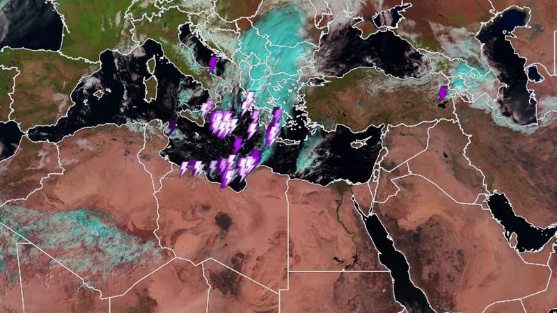 منخفض جوي عميق مرفق بالأمطار والثلوج يغطي مساحة كبيرة من وسط المتوسط | عرب تايم منخفض جوي عميق مرفق بالأمطار والثلوج يغطي مساحة كبيرة من وسط المتوسط | عرب تايم
