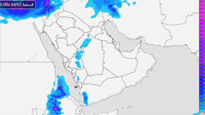 السعودية | فرص محدودة للامطار يوم الخميس تشمل هذه المناطق