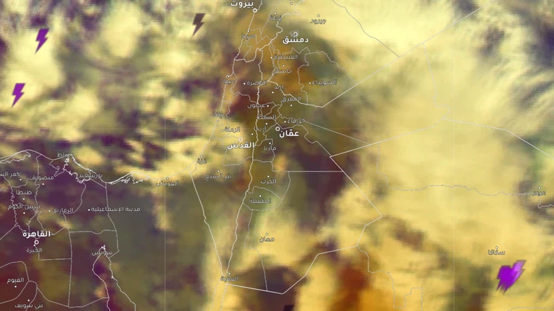 Weather In Gaza Gaza: Heavy rain clouds observed affecting the sector | ArabiaWeather ...