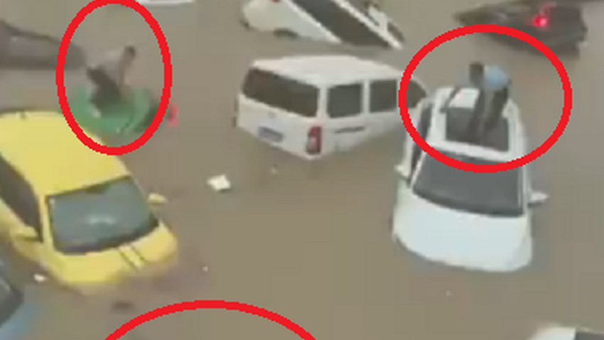 Video | Catastrophic and terrifying scenes of floods and torrential rains in southern China&#39;s Henan Province .. flooded a lot!