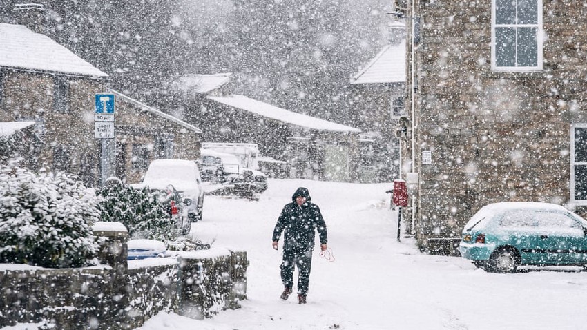 Video and photos | Northern England covered with snow as Storm Irwin intensifies
