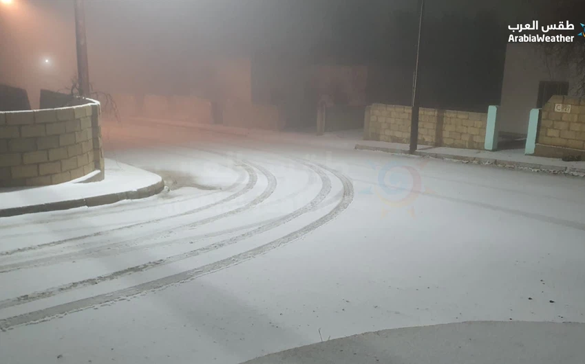 Photos | Il commence à neiger à Rashadiyah Heights maintenant