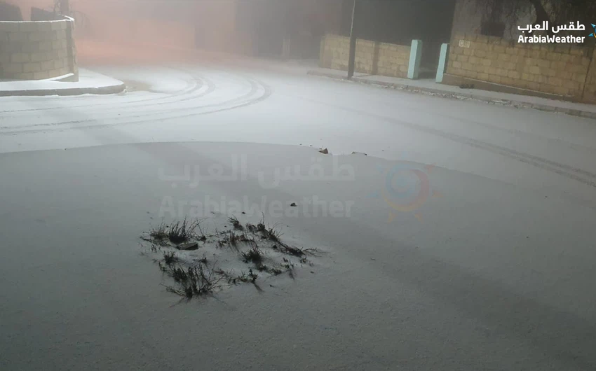 Photos | Il commence à neiger à Rashadiyah Heights maintenant