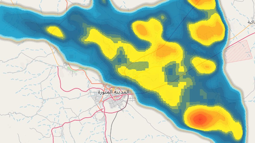 Medina | Warning of a radical change in the weather and thunderstorms expected during the next hour