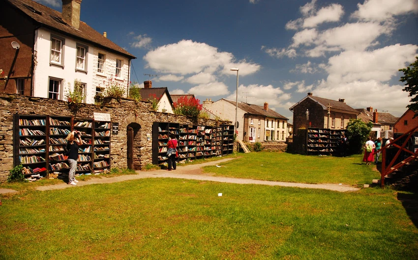 La ville des livres en Grande-Bretagne.. Hay-on-Wye