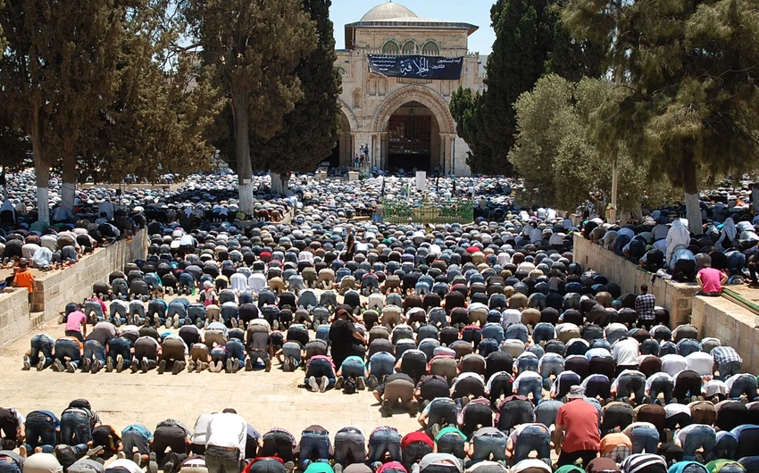 صلاة العيد في المسجد الأقصى