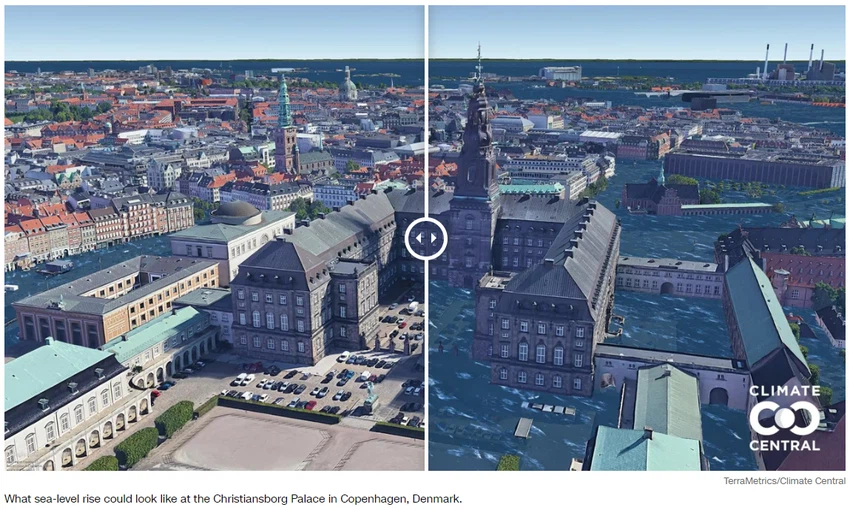 كيف يمكن أن يؤثر ارتفاع منسوب مياه المحيطات جراء التغير المناخي على دبي ومدن أخرى؟ طقس العرب