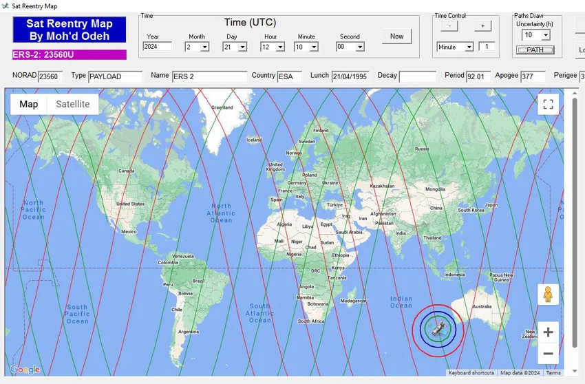 بث مُباشر | سقوط قمر صناعي كبير على الأرض اليوم